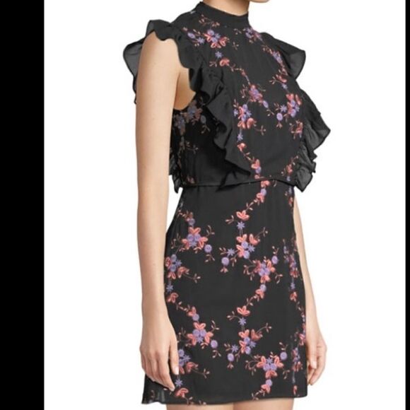 TALULAH Segura Mini Dress Black Sz M - Picture 4 of 5